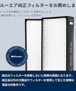 Blueair Sense Replacement Filter, Particle Activated Carbon for Pollen, Mold, Dust, Odors, and VOC Removal, Genuine Blueair Filter; Sense+ and Sense 2