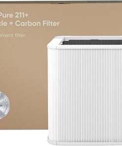 BLUEAIR Blue Pure 211+ Genuine Replacement Filter, Particle and Activated Carbon, Fits Blue Pure 211+ Air Purifier (Non-Auto)