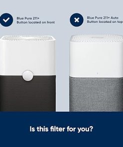 BLUEAIR Blue Pure 211+ Genuine Replacement Filter, Particle and Activated Carbon, Fits Blue Pure 211+ Air Purifier (Non-Auto) 2