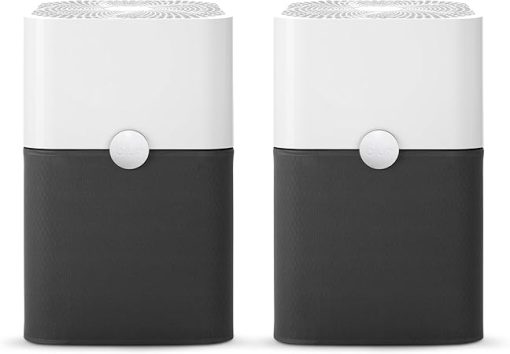 BLUEAIR Air Purifier (2-pack) for Home Large Room up to 2,592sqft in 60 min, HEPASilent, Wildfire, Removes Particles like Smoke Allergens Dust Mold Pet Hair Odor Bacteria, Blue 211+, Gray