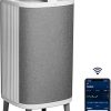 BLUEAIR Air Purifier Large Room, Air Cleaner for Dust Pet Dander Smoke Mold Pollen Bacteria Virus Allergen, Odor Removal, for Home Bedroom Living Room, Washable Pre Filter, HEPASilent, Blue 211+ Auto 4