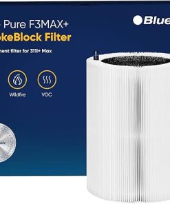 BLUEAIR Blue Pure 311i+ Max SmokeBlock Genuine Replacement Filter, Extra Carbon Captures 99.99% of Wildfire Smoke, fits Blue Pure 311i+ Max Air Purifier