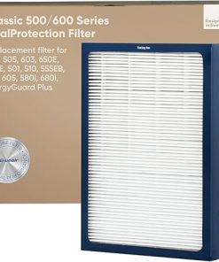 BLUEAIR Classic 500/600 Series Genuine Dual Protection Replacement Filter; fits Classic 580i, 680i, 501, 503, 505, 510, 550E, 555EB, 601, 605