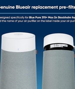 BLUEAIR Genuine Pre-Filter Blue Pure 311i+ Max Air Purifier, Washable Fabric, Moss Green 2