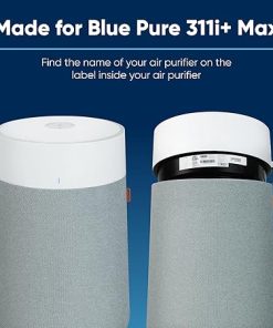 BLUEAIR Blue Pure 311i+ Max SmokeBlock Genuine Replacement Filter, Extra Carbon Captures 99.99% of Wildfire Smoke, fits Blue Pure 311i+ Max Air Purifier 2