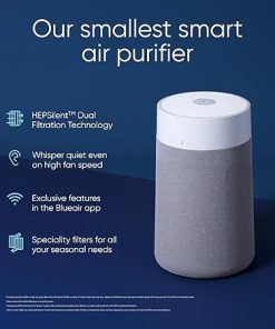 BLUEAIR Air Purifier for Small Room, Bedroom, Home, Cleans 926 sqft in one hour, HEPASilent Air Cleaner for Pets, Allergens, Virus, Dust, Mold, Smoke – Blue Pure 511i Max 2